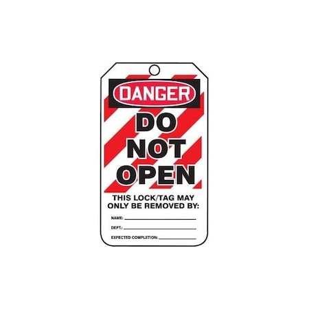 Accuform RP-Plastic, 3-1/4 in Width, 0.075 in Height, , 25 PK TAM105CTP